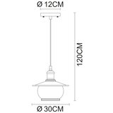 Globo 69030H - Viseće svetlo 1xE27/60W | Eponuda.com