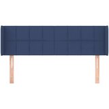  Uzglavlje s ušima plavi 147x16x78/88 cm od tkanine | shoptok.hr