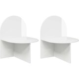  Noćni ormarić 2 pcs Bijela visokog sjaja 48 x 49 x 65 cm | shoptok.hr