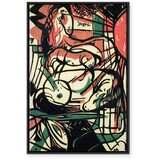  Slika - Franz Marc – The Birth of the Horse 40x60 U crnom drvenom okviru | shoptok.hr