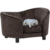 vidaXL Sofa za pse smeđa 69 x 49 x 40 cm plišana Cijene