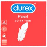 Durex Feel Thin - kondom z realističnim občutkom (3db) Cene