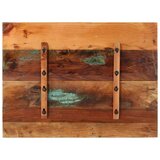  Pravokutna stolna ploča 60 x 80 cm 25 - 27 mm obnovljeno drvo | shoptok.hr