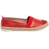 GOODIN Red espadrilles with shiny thread | ePonuda.com