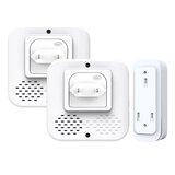  KOMPLET 2x bežično zvono za utičnicu, kinetičko, 230V, belo | Eponuda.com