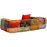  Modularni tabure za 2 osobe od tkanine s patchworkom | shoptok.hr