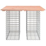 vidaXL Vrtna klupa s gabionskim dizajnom 100x102x72 cm drvo duglazije | shoptok.hr
