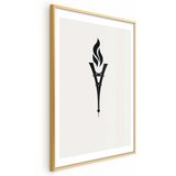  Plakat - Torch Shaped Like the Eiffel Tower 60x90 Zlatni okvir s margom | shoptok.hr