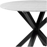 Actona blagovaonski stol s mramornom pločom Heaven, ⌀ 110 cm | shoptok.hr