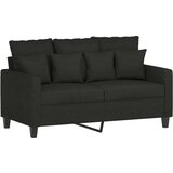  3-dijelni set sofa s jastucima crni od mikrovlakana | shoptok.hr