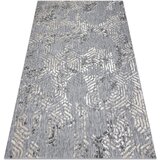 RugsX Preproge Preproga Strukturni SOLE D3842 šesterokotniki - P 120x170 cm Siva | Shoptok.si