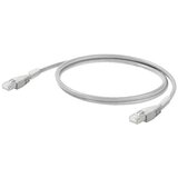 Weidmüller 2661950080 RJ45 omrežni kabel\, Patch kabel CAT 6a S/FTP 0.80 m siva 1 kos, (20419907) Cene