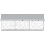 Vanjski kavez za pse s krovom 400 x 100 x 150 cm | shoptok.hr
