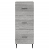  Visoka komoda siva sonome 34,5x34x180 cm od konstruiranog drva | Eponuda.com