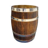  Ručno rađena bačva od 10L za čuvanje povrća od hrastovog drveta tamna | shoptok.hr