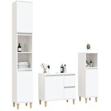  3-dijelni set kupaonskih ormarića bijeli od konstruiranog drva | Eponuda.com