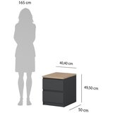 Tvilum Tamno sivi noćni ormarić Naia – | shoptok.hr