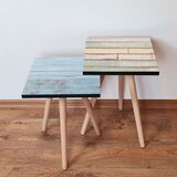 Hanah home 2Shp439 - blue bluegreenyellowwhite nesting table (2 pieces) | ePonuda.com