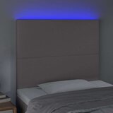  Uzglavlje sivo 80x5x118/128 cm od umjetne kože | shoptok.hr