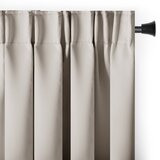 Restilo Bež zatemnitvena izolacijska zavesa 140x270 cm Pleat – u
