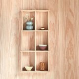 OYOY Living Design Polica s više razina od punog hrasta u prirodnoj boji 37 cm Grid – | shoptok.hr