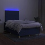  s oprugama i madracem LED plavi 120 x 190 cm od tkanine | shoptok.hr