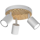 SPOT svetlo TERRA 3xGU10/8W/230V belo/hrast | Eponuda.com