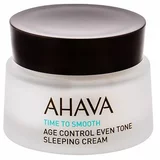 Ahava time to smooth age control even tone sleep cream negovalna nočna krema z minerali 50 ml za ženske