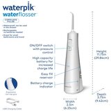 Waterpik Pulse brezžična prenosna zobna prha + 2 nastavka | Shoptok.si
