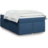  Krevet s oprugama i madracem plavi 120 x 190 cm od tkanine | shoptok.hr