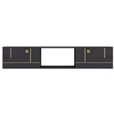 Hanah home tv polica aredam anthracite gold | ePonuda.com