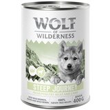 Wolf of Wilderness Junior - z veliko sveže perutnine 6 x 400 g - Steep Journey - perutnina z jagnjetino | shoptok.hr