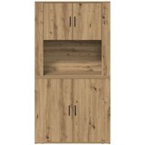  Highboard Umjetnički hrast 80 x 33 x 150 cm Konstruirano drvo | shoptok.hr