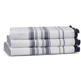  One Side Striped - Dark Blue WhiteDark Blue Hand Towel Cene