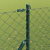  Stup za ogradu Zelena 10 x 1,6 m (60 x 60 mm mreža) Čelik i PVC | shoptok.hr