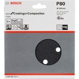 Bosch brusni list F355, 150mm granulacija 80; pakovanje od 5 komada - 2608605124 | ePonuda.com