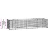 Vanjski kavez za pse od pocinčanog čelika s krovom 16,94 m² | shoptok.hr