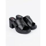 SEASTAR Black mules on a post | Shoptok.si