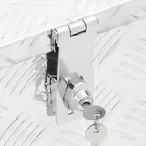 Kutija za pohranu srebrna 100 x 55 x 37 cm aluminijska | shoptok.hr