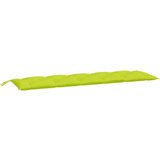 vidaXL Blazina za vrtno klop svetlo zelena 180x50x7 cm oxford tkanina | Shoptok.si