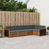  Set vanjskih sofa 5 pcs Prirodna i antracit 323 x 164,5 x 73 cm | shoptok.hr