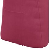  Jastuk za leđa Vinska crvena 60 x 24 x 50 cm Baršun | shoptok.hr