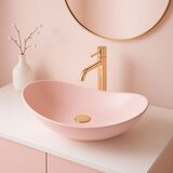 REA Bath Umivalnik Royal Powder Pink Matt countertop | Shoptok.si