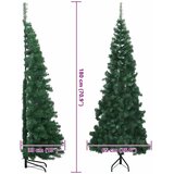  Korner Umjetno Božićno Drvo Zelena 180 cm PVC i metal | shoptok.hr