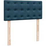 Box spring krevet s madracem plavi 80 x 200 cm baršunasti | shoptok.hr