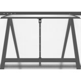  Staklenik s okvirom antracit 169 x 169 x 202 cm aluminijski | shoptok.hr
