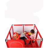 Veliki sklopivi vrtić s košarkom Tavalax Red | shoptok.hr