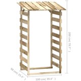  Pergola s krovom 100 x 90 x 200 cm od impregnirane borovine | shoptok.hr