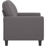  Fotelja siva 60 cm od umjetne kože | shoptok.hr