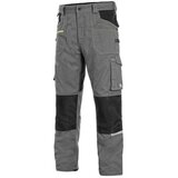 Canis Radne pantalone do struka Stretch/ siva/crna | ePonuda.com